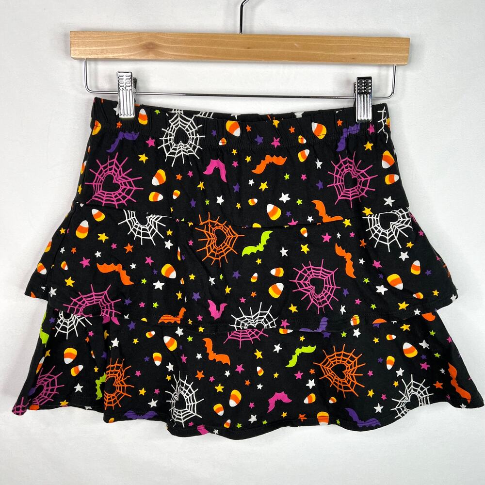 Celebrate Halloween Girls Tiered Cotton Skirt LG (10/12)
